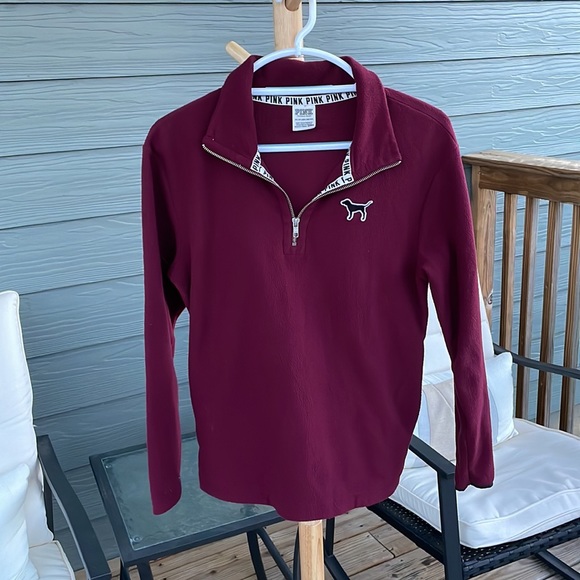 Victoria’s Secret PINK Burgundy Sweater (Size: xSmall) - Picture 2 of 4